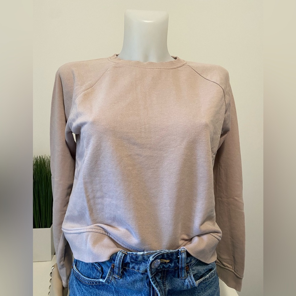 Cropped blush top size small